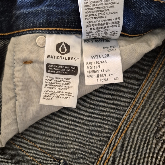 Levi's Women's Dark Blue Straight Leg Jeans - Picture 4 of 7